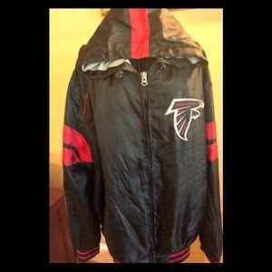 NFL Atlanta Falcons Lined Hooded Windbreaker